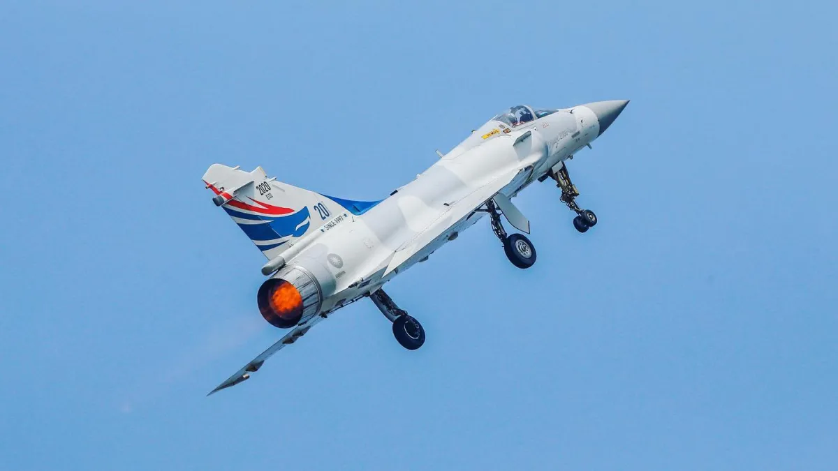 台灣空軍使用的幻象2000-5型戰機。(資料照,取自軍聞社)