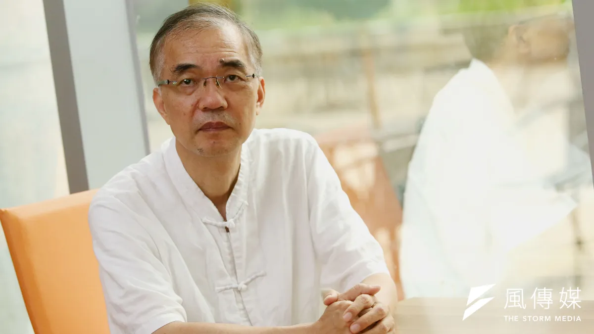 前海基會副董事長馬紹章警告,國民黨若走民進黨路線,會消亡得更快。(柯承惠攝)