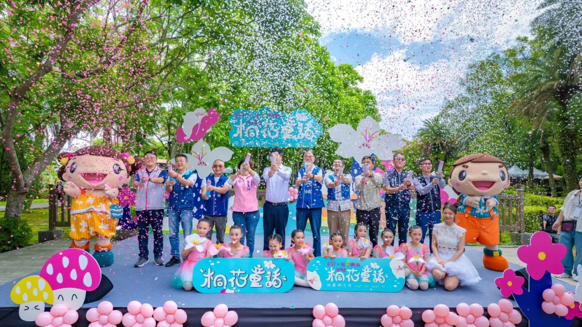 2025桃園桐花祭盛大開幕,本次橫跨五大區域,七條各具特色的賞花路線。(圖/桃園市政府提供)