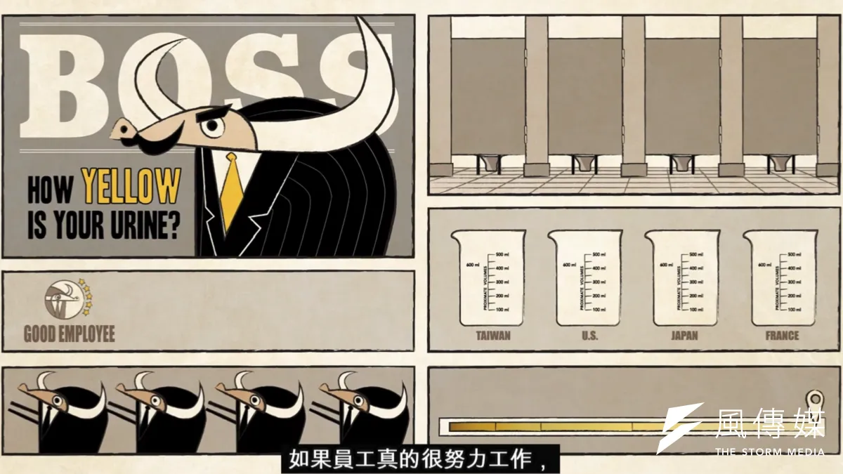 《台灣二三事》團隊推出正片第一集“How Yellow is Your Urine?” (你的尿變黃了嗎?)(取自影片截圖)