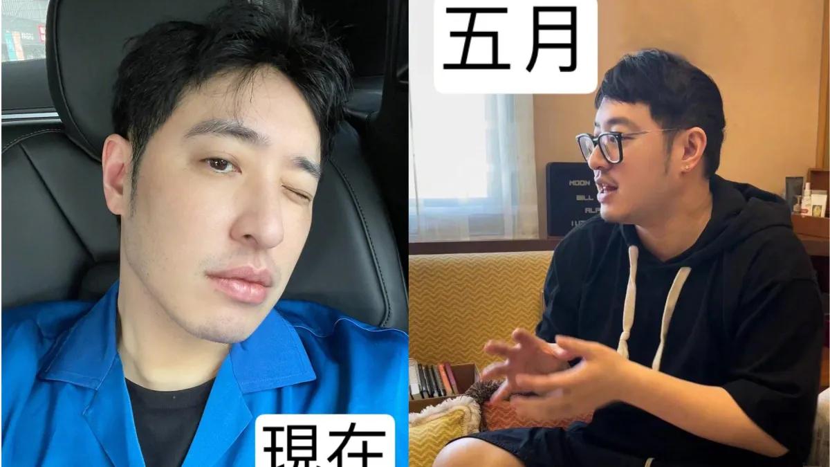 潘瑋柏兩個月減下20公斤,「不敗減肥法」連營養師都大讚!(圖/翻攝自潘瑋柏微博)
