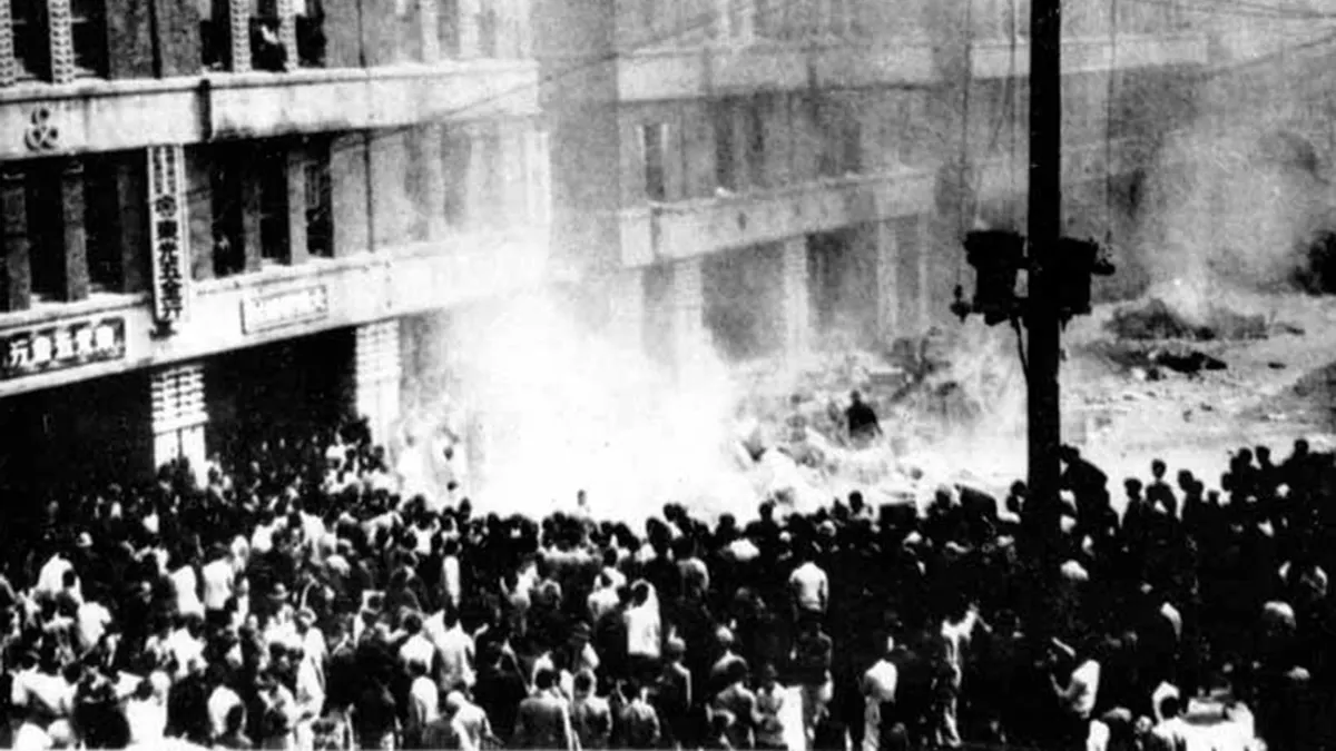 1947年爆發二二八事件,造成台灣民眾大規模的傷亡。(資料照,取自維基百科)