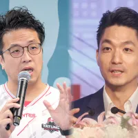 民進黨台北市長參選人沈伯洋(左,劉偉宏攝)聲勢進逼爭取連任的蔣萬安(右,柯承惠攝)。(合成圖/風傳媒) 民進黨台北市長參選人沈伯洋(左,劉偉宏攝)聲勢進逼爭取連任的蔣萬安(右,柯承惠攝)。(合成圖/風傳媒)
