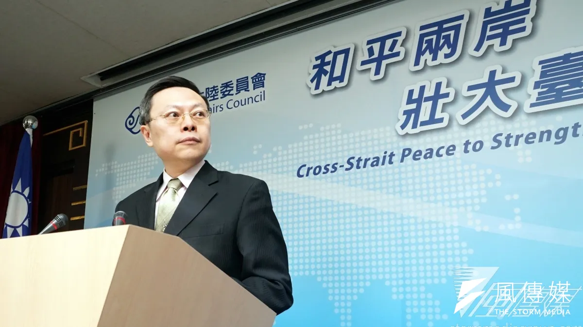 前陸委會副主委張顯耀不起訴,陸委會主委王郁琦宣布辭職。(蘇仲泓攝)