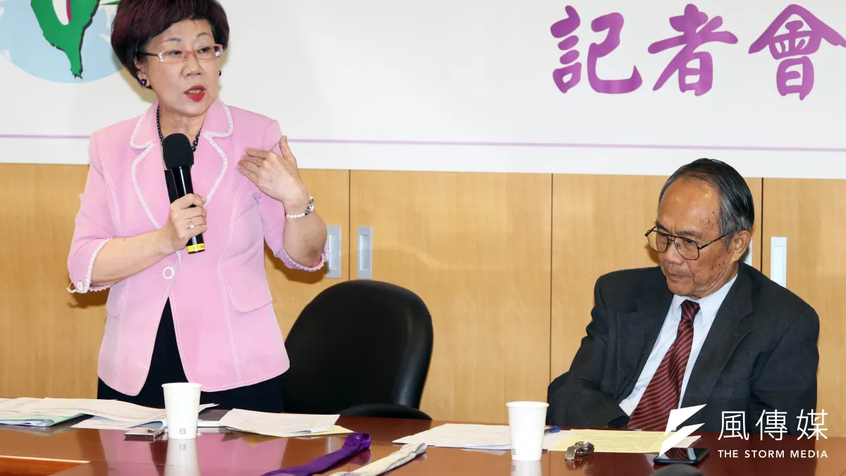 前副總統呂秀蓮重砲批評總統蔡英文。(資料照片,蘇仲泓攝)