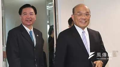 新加坡建國總理李光耀逝世,向來與李光耀有交情的民進黨前主席蘇貞昌將赴星國參加喪禮。(資料照片,吳逸驊攝)