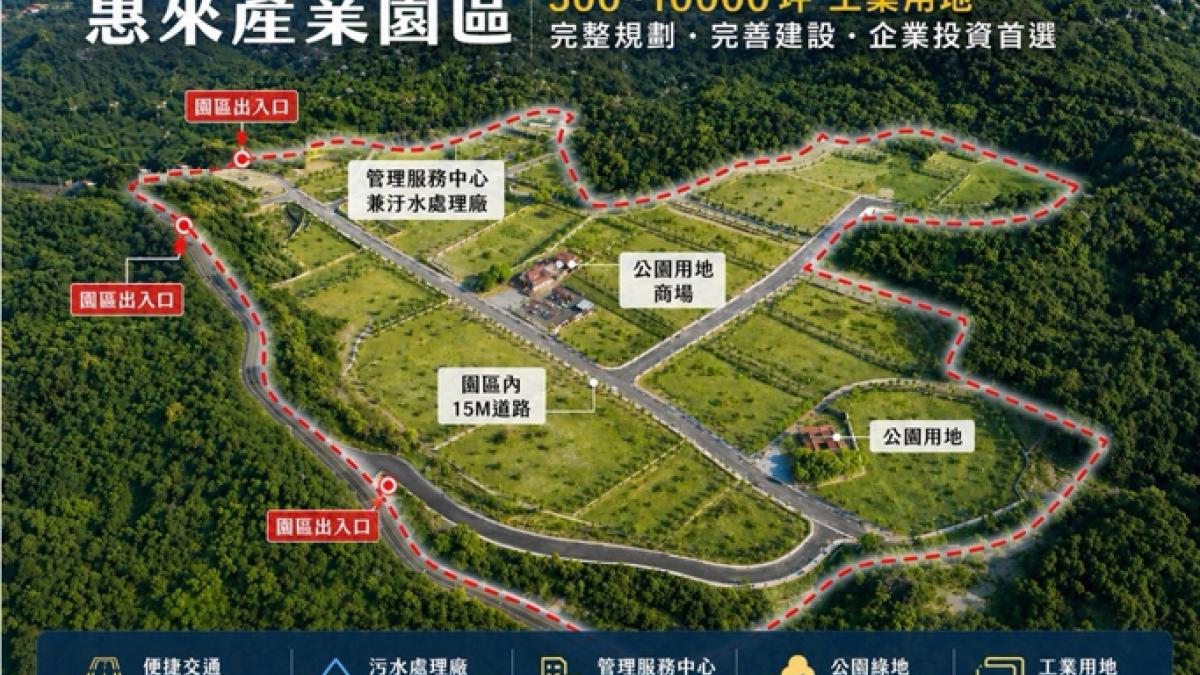 企業布局下一個十年 中台灣崛起 惠來產業園區打造產業聚落新引擎