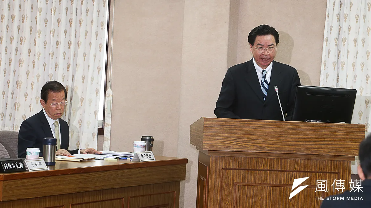 關於立委擔憂我國參加CPTTP將受到日方以核食作為籌碼,外交部長吳釗燮表示,不會被綁架,會堅守防線。(陳明仁攝) 關於立委擔憂我國參加CPTTP將受到日方以核食作為籌碼,外交部長吳釗燮表示,不會被綁架,會堅守防線。(陳明仁攝)