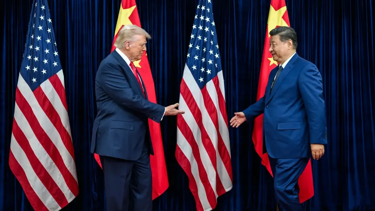 2025年10月30日、中国国家主席・習近平氏とアメリカ合衆国大統領・ドナルド・トランプ氏が釜山で会談。(ホワイトハウス公式サイト) 2025年10月30日、中国国家主席・習近平氏とアメリカ合衆国大統領・ドナルド・トランプ氏が釜山で会談。(ホワイトハウス公式サイト)