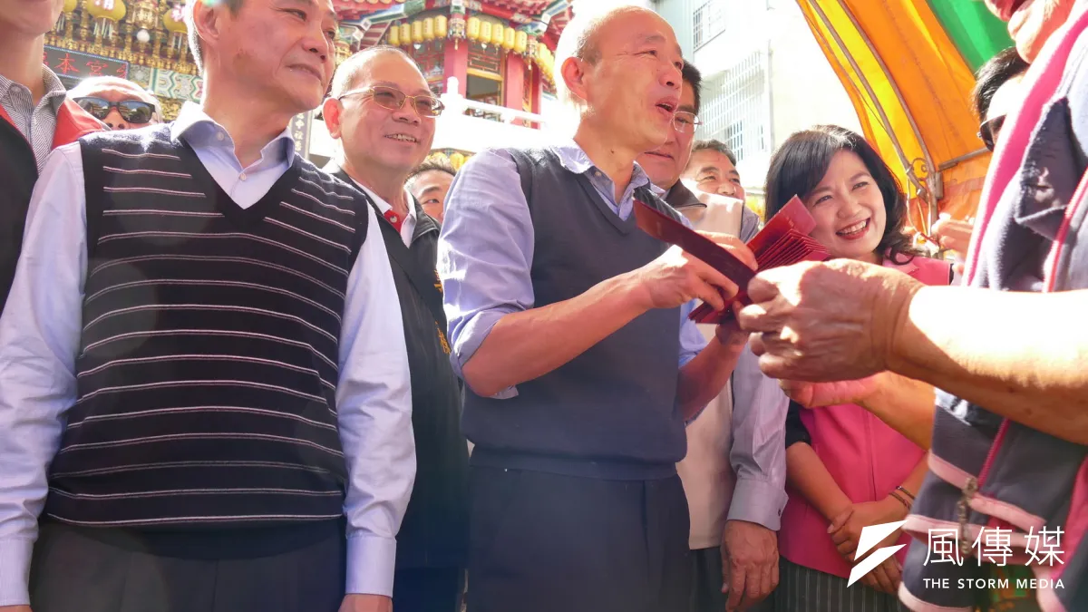高雄市長韓國瑜是台灣二十年來唯一能避開統獨的造局者。(圖/徐炳文攝)