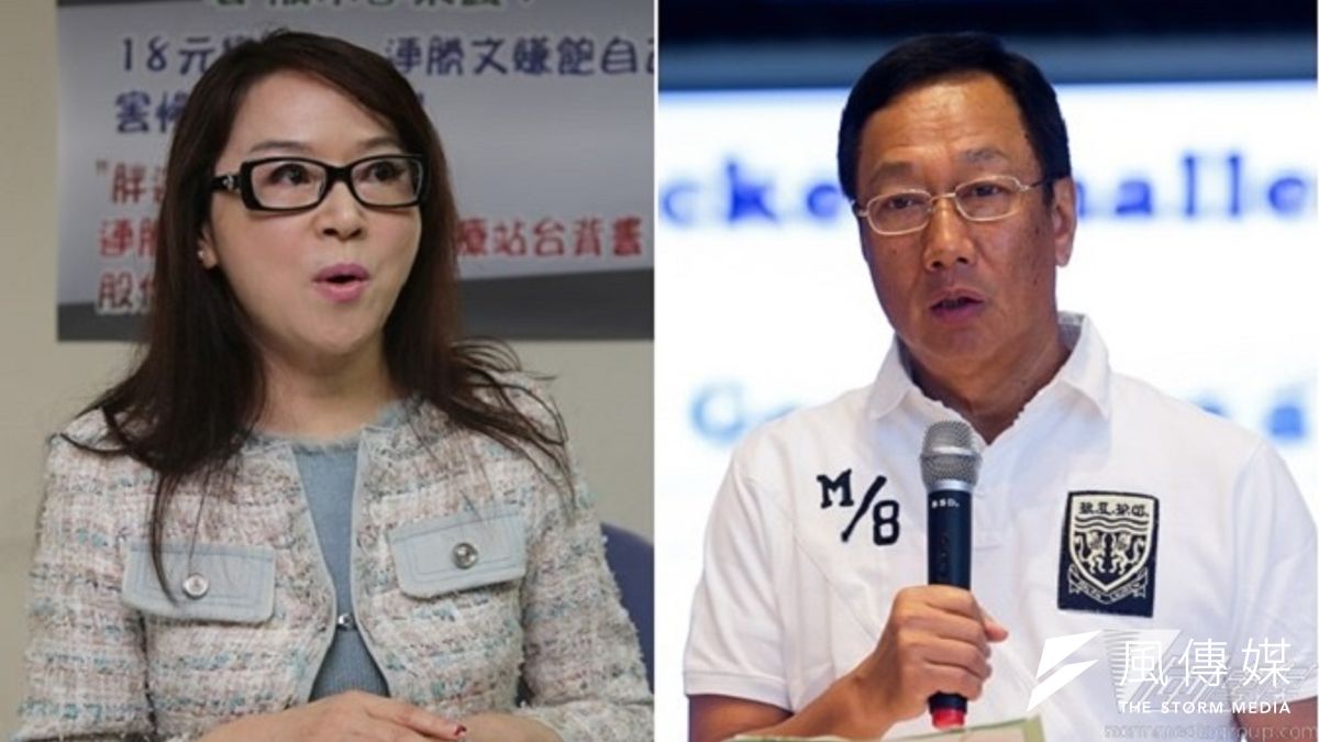 台北市長柯文哲14日指有企業家在台北市長選舉時捐三億給他的對手,媒體人直指是鴻海董事長郭台銘,鴻海晚間委託律師告周玉蔻礙名譽。(吳逸驊、林韶安攝) 台北市長柯文哲14日指有企業家在台北市長選舉時捐三億給他的對手,媒體人直指是鴻海董事長郭台銘,鴻海晚間委託律師告周玉蔻礙名譽。(吳逸驊、林韶安攝)