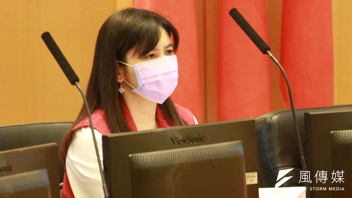 新北市新聞局長張愛晶。(圖/李梅瑛攝)