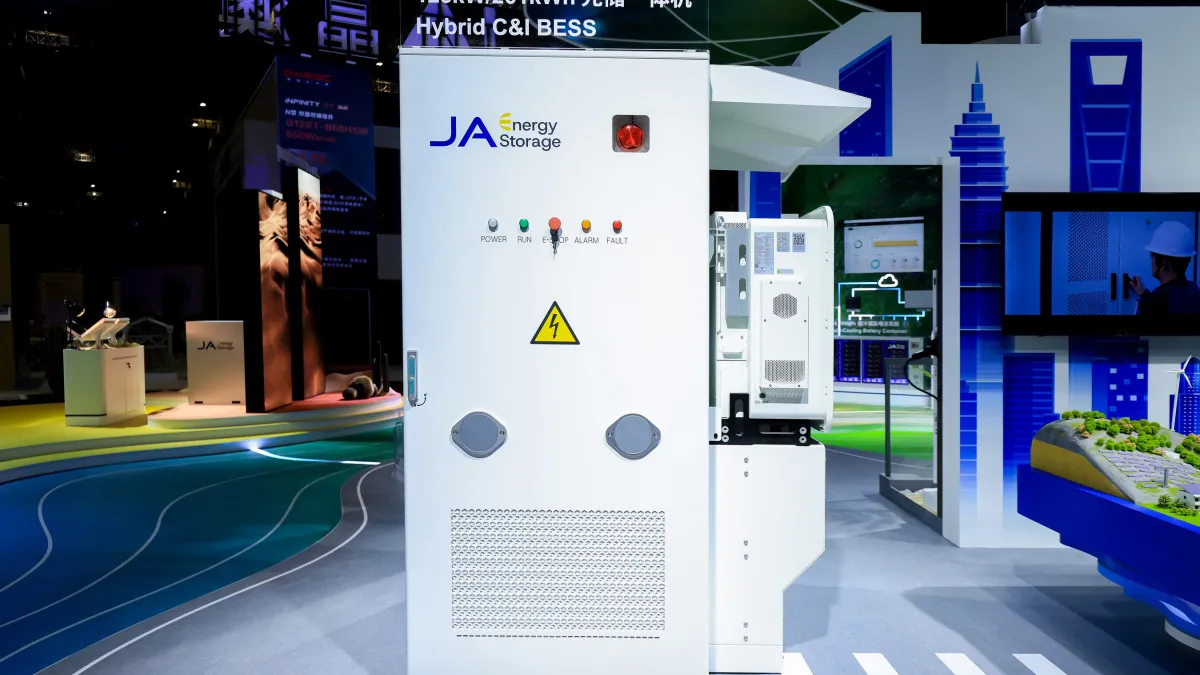 JA ESS Launches JAPlanet Fusion C&I Hybrid Solar-Plus-Storage System