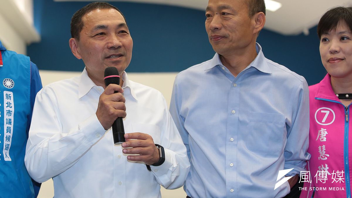 新北市長侯友宜(左)本周是否將與國民黨總統候選人韓國瑜(右)同框,引發外界關注。(資料照,顏麟宇攝) 新北市長侯友宜(左)本周是否將與國民黨總統候選人韓國瑜(右)同框,引發外界關注。(資料照,顏麟宇攝)