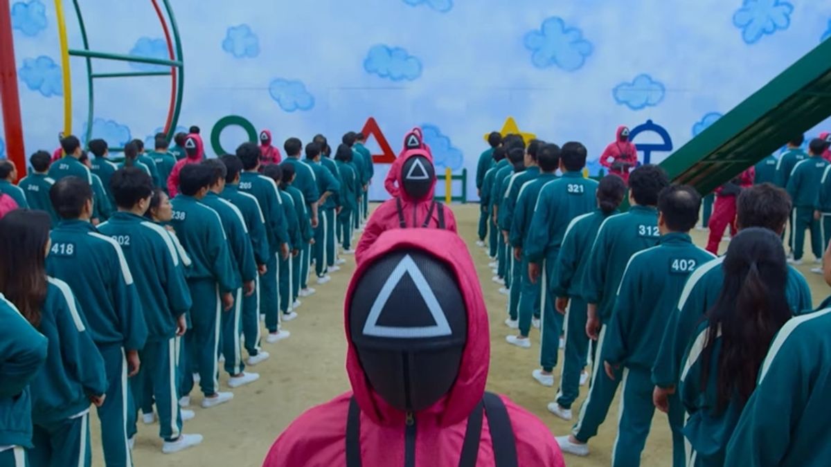 Netflix《魷魚遊戲》講述456人為了爭奪456億韓元獎金,參加了神祕生存實境電視節目的故事。(圖/取自IMDb官網) Netflix《魷魚遊戲》講述456人為了爭奪456億韓元獎金,參加了神祕生存實境電視節目的故事。(圖/取自IMDb官網)