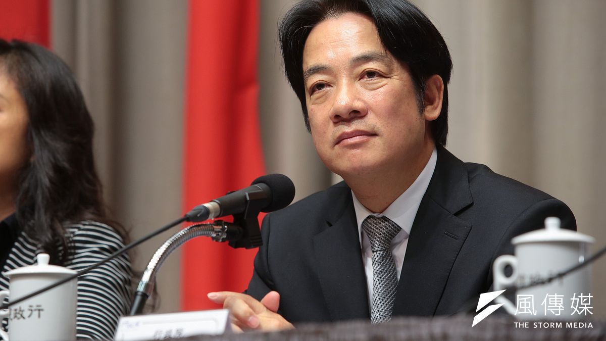 行政院長賴清德7日於行政院召開「選後檢討結果」記者會,表示時間到,他一定會離開。(顏麟宇攝) 行政院長賴清德7日於行政院召開「選後檢討結果」記者會,表示時間到,他一定會離開。(顏麟宇攝)