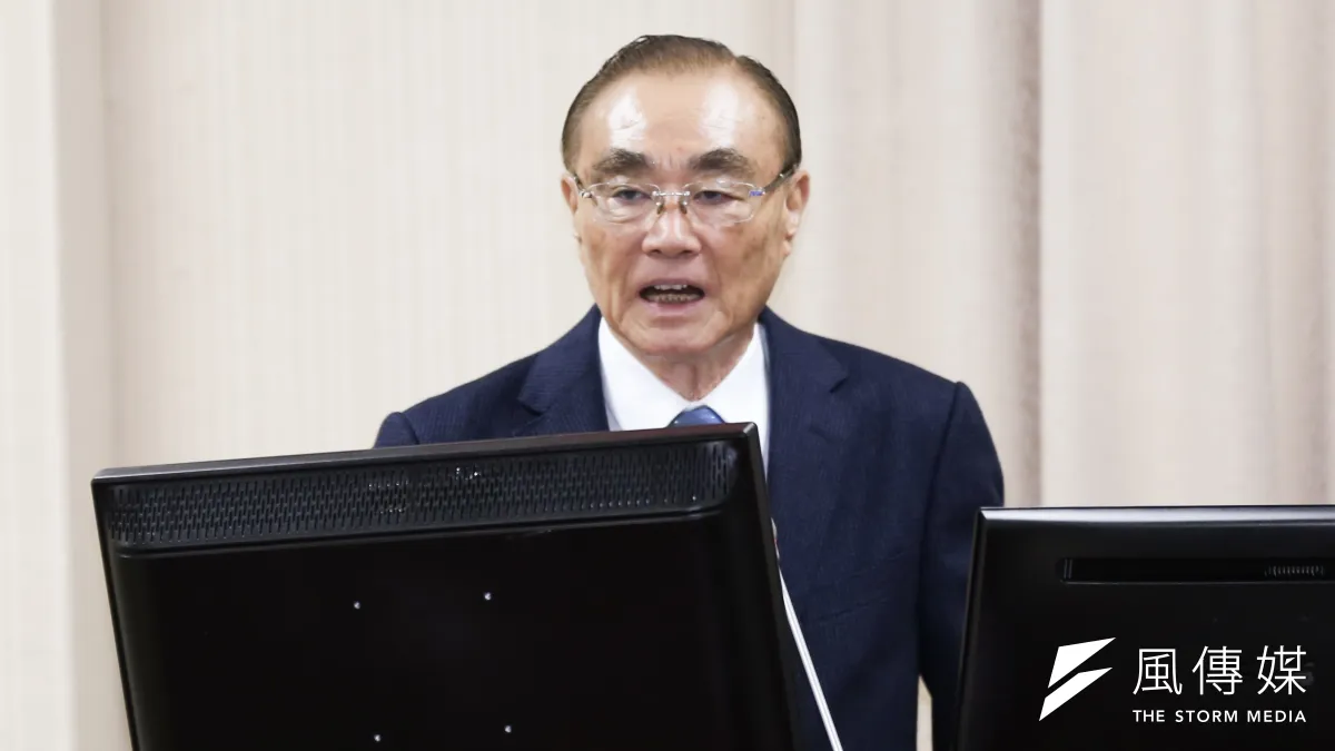 退輔會主委馮世寬14日出席立法院國防委員會。(簡必丞攝)