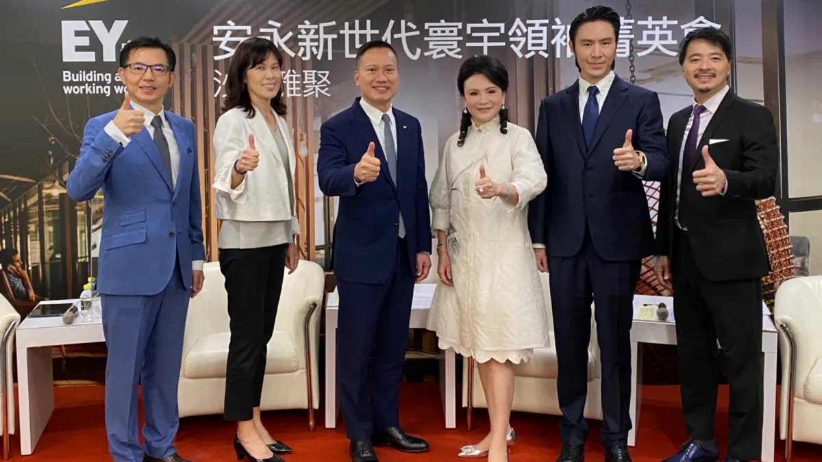 經營影視器材的正成集團,如何在行業轉型時完成接班大計,而且破繭而出?右二為副總經理丘紘豪,右三為集團董事長陳怡璇(圖片來源:安永聯合會計師事務所)