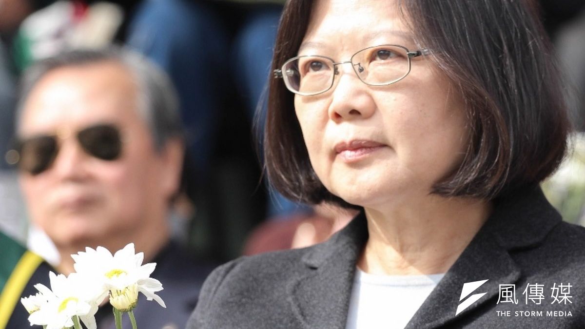 民進黨黨主席蔡英文出席228追思會。(葉信菉攝) 民進黨黨主席蔡英文出席228追思會。(葉信菉攝)