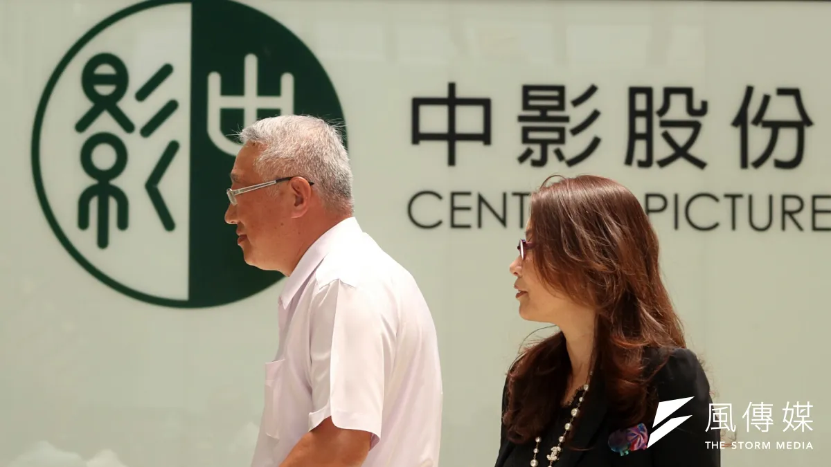 翁炳堯10日告發前總統馬英九及中影董事長郭台強教唆殺人,郭台強11日上午在八德路中影大樓召開記者會,並提出誹謗告訴。(蘇仲泓攝)