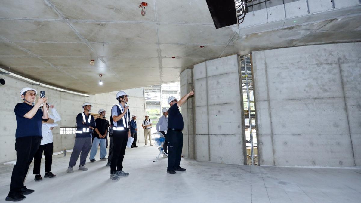 安藤忠雄建築研究所代表來台檢視工程進度 「童書之森.台中」逐步實現閱讀夢想