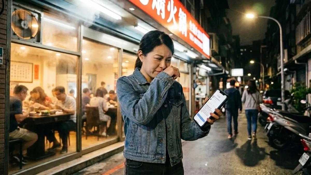 帶著一身火鍋味回家,衣服沾染的油煙味,往往是顧客事後留下網路負評的主因(/AI生成示意圖_普印通提供)