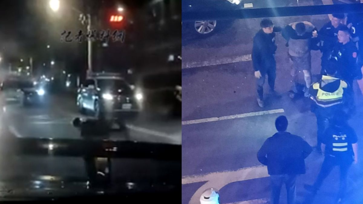 桃園一名楊姓嫌犯23日深夜突掃射景福派出所,還和警方發生駁火,造成一名員警中彈。(圖/翻攝自記者爆料網) 桃園一名楊姓嫌犯23日深夜突掃射景福派出所,還和警方發生駁火,造成一名員警中彈。(圖/翻攝自記者爆料網)