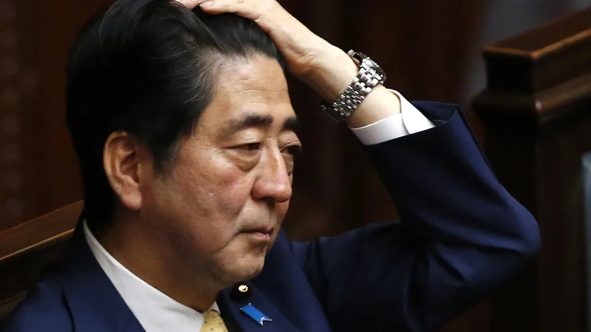 安倍晉三。(美聯社)