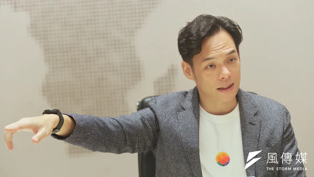 台灣大哥總經理林之晨認為AI時代的來臨,並不代表會有失業潮。(柯承惠攝)