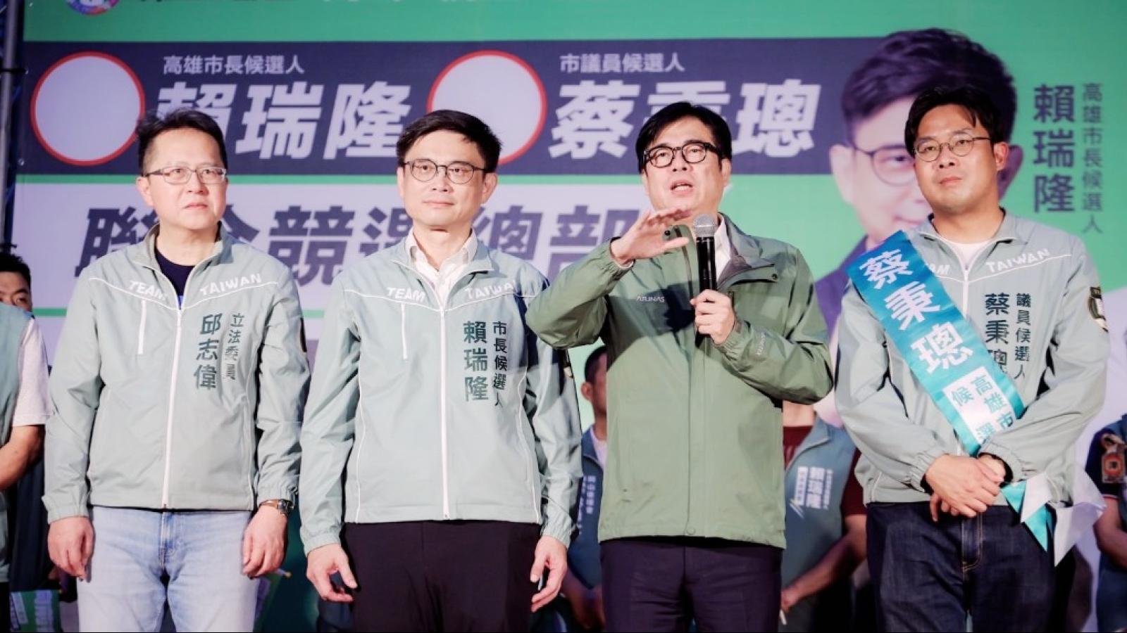 大岡山第三席成綠營過半關鍵!陳其邁力挺蔡秉璁 賴瑞隆喊「每人再拉5票」