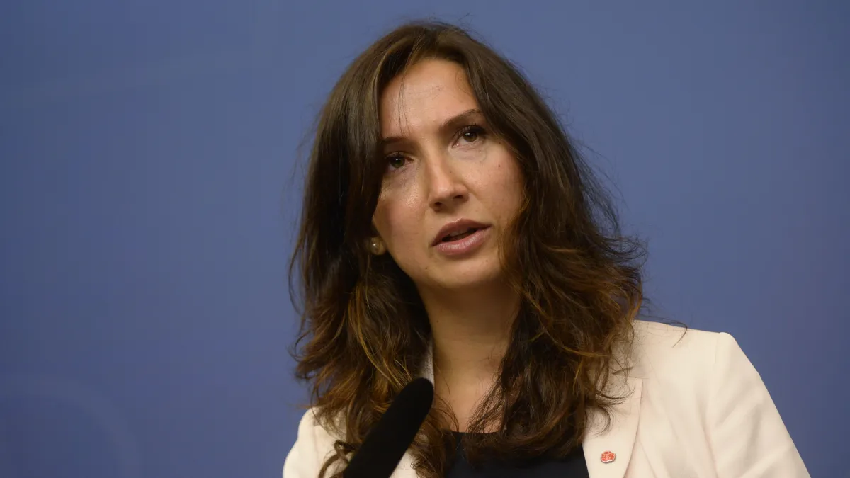 瑞典高中及成人教育和培訓部長哈吉阿麗奇(Aida Hadžialić)(AP)