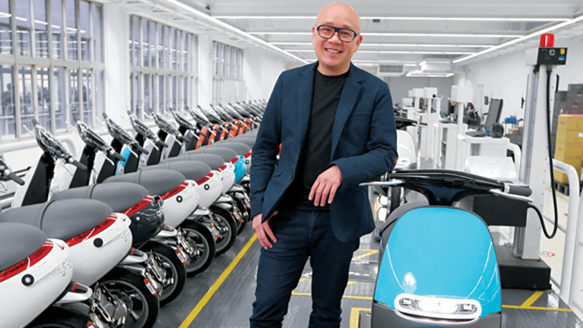 Gogoro生產基地首度對媒體公開,它用大數據管理,工廠乾淨到有如辦公室。(賴建宏攝影) Gogoro生產基地首度對媒體公開,它用大數據管理,工廠乾淨到有如辦公室。(賴建宏攝影)