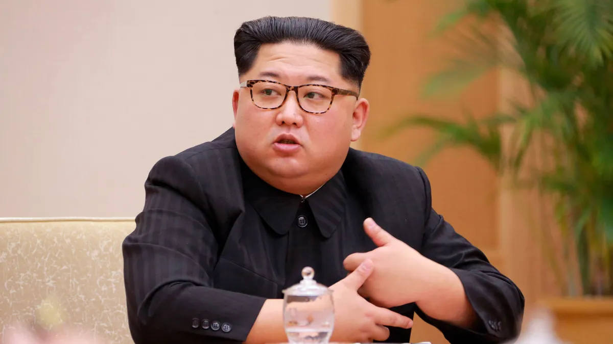 北韓國務委員會委員長金正恩(AP)