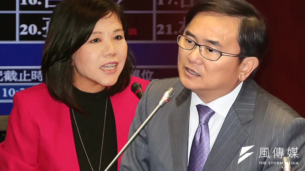 登記參選民進黨團幹事長的葉宜津(左)、劉櫂豪兩不相讓,總召柯建銘協調屢屢破局,開議後黨團再度投票對決,幾已成定局。(資料照,余志偉、顏麟宇攝/影像合成:風傳媒)