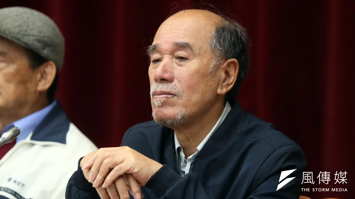 蔡丁貴要勇敢的台灣人,踴躍參加國產疫苗三期臨床實驗。(柯承惠攝)