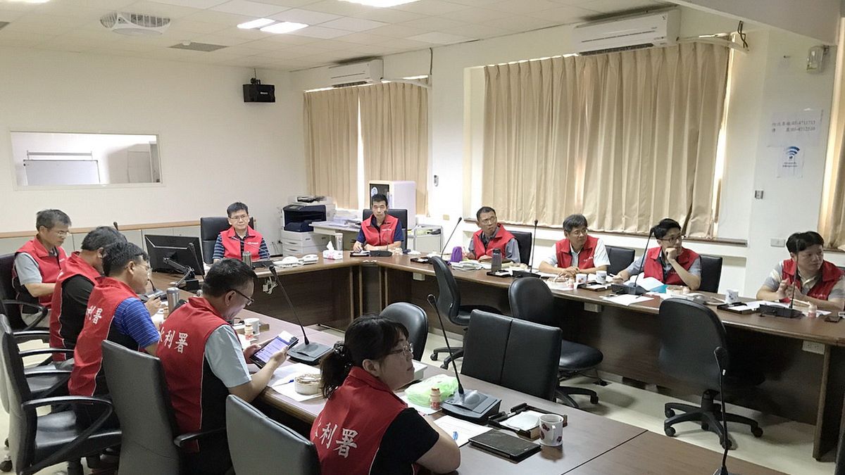 因應尼莎颱風來襲 北水局作好防颱準備 因應尼莎颱風來襲 北水局作好防颱準備