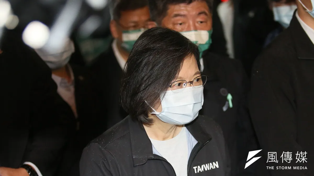 總統蔡英文反黑金,却無視民進黨內黑金。(柯承惠攝)