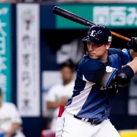 京セラドーム初見参で2安打を放った西武・林安可。(写真/丁勤紜撮影) 京セラドーム初見参で2安打を放った西武・林安可。(写真/丁勤紜撮影)