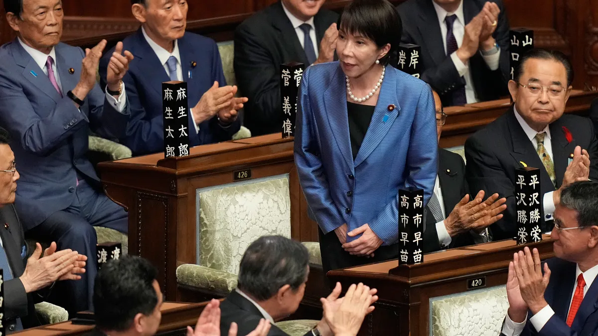 2025年10月21日、高市早苗氏が日本の首相に選出された。(写真/AP通信提供) 2025年10月21日、高市早苗氏が日本の首相に選出された。(写真/AP通信提供)