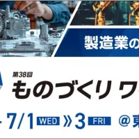 日本最大級の製造業展「第38回ものづくりワールド東京」が7月に開幕し、国策化が進むフィジカルAIの新規展や最新の3Dプリンタ技術、全国の町工場による匠の技が一堂に集結する。(写真/RX Japan PR事務局提供) 日本最大級の製造業展「第38回ものづくりワールド東京」が7月に開幕し、国策化が進むフィジカルAIの新規展や最新の3Dプリンタ技術、全国の町工場による匠の技が一堂に集結する。(写真/RX Japan PR事務局提供)