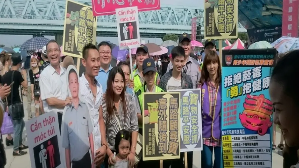因應越南移工國慶 烏日分局以越文進行犯罪預防宣導