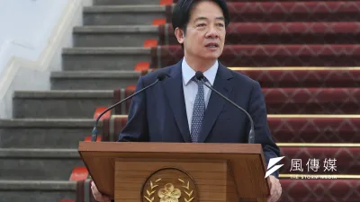 20250313-總統賴清德13日出席「國安高層會議會後記者會」。(柯承惠攝)