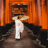 圖為日本神社。(圖 / 取自Pexels) 圖為日本神社。(圖 / 取自Pexels)