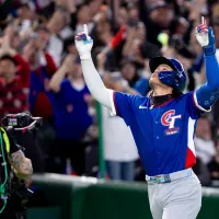 延長10回の激闘を5-4で制した韓国戦。本塁打を放つ台湾代表の張育成選手。(写真/丁勤紜撮影) 延長10回の激闘を5-4で制した韓国戦。本塁打を放つ台湾代表の張育成選手。(写真/丁勤紜撮影)