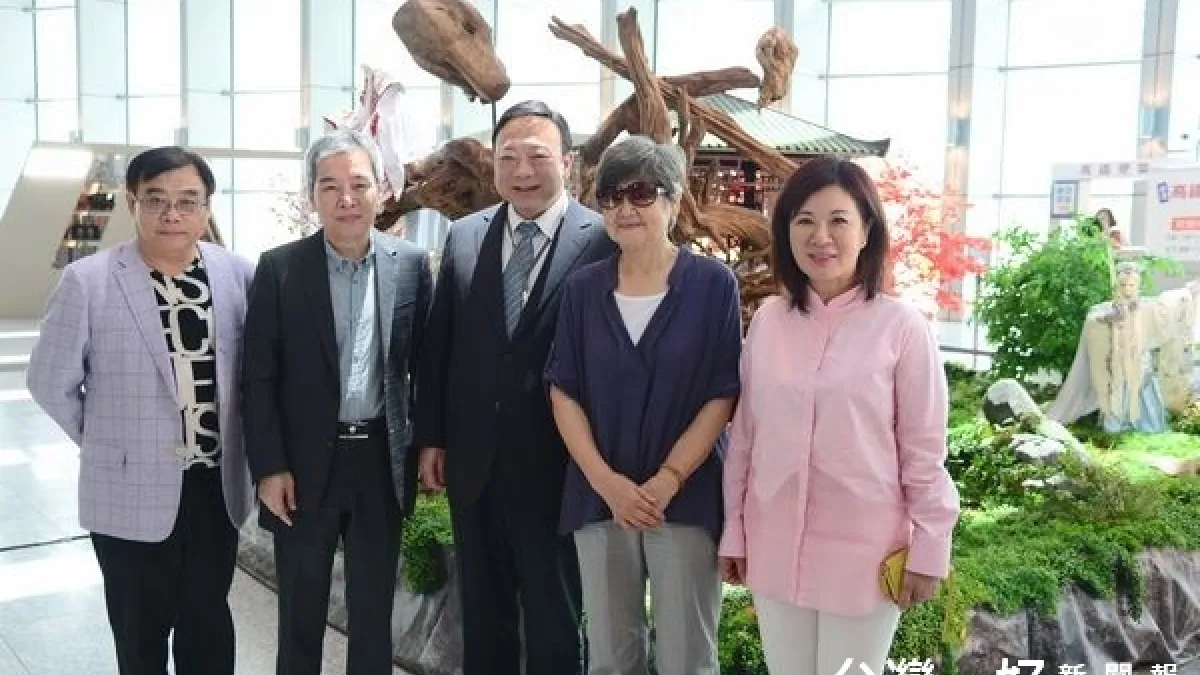 移動中的雕塑 董陽孜高鐵雲林站現風華