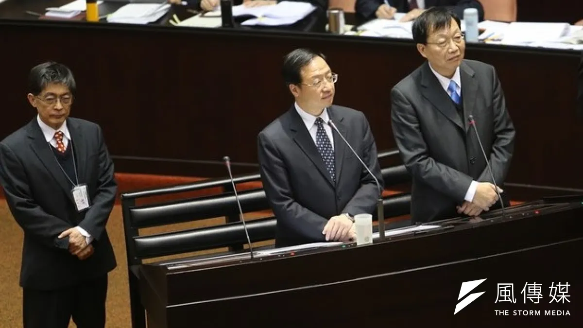 江揆4日在立法院答詢,表明自己會下班後參加輔選但不會站台。(吳逸驊攝)
