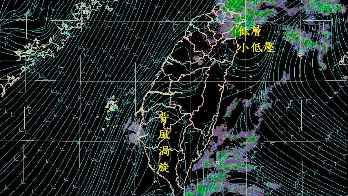 中央氣象局氣象預報中心主任鄭明典臉書PO文分析空汙氣象原因。(擷取自鄭明典臉書)