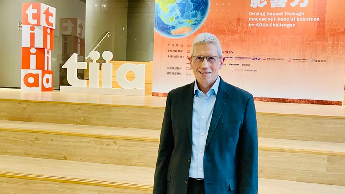 GSG Impactの前チーフ・エグゼクティブであるCliff Prior氏が台湾を訪問した。(謝錦芳攝)