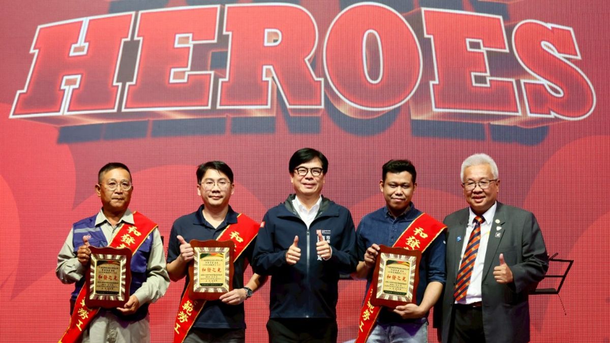 四大產業園區聯合模範勞工表揚大會登場 陳其邁感謝勞工朋友為高雄產業打拚