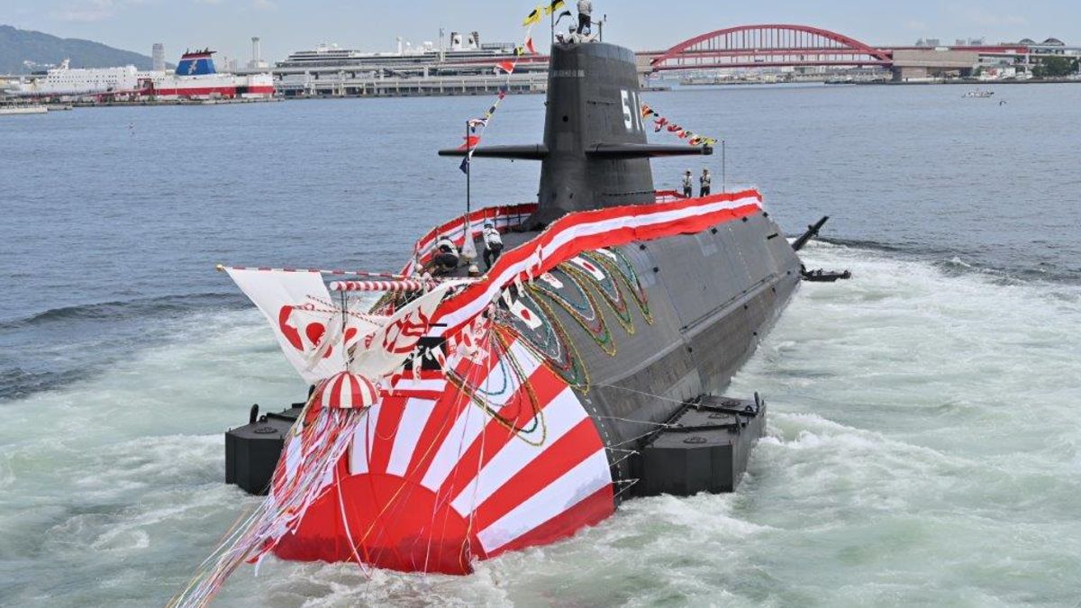 日本の高市早苗首相による「台湾有事」発言に中国側が強く反発し、『解放軍報』は高市氏が日本を戦争の深淵へ引き込む可能性があると警告した。写真は川崎重工が建造した海上自衛隊のたいげい型6番艦「蒼鯨」の進水式。(写真/防衛省装備庁提供) 日本の高市早苗首相による「台湾有事」発言に中国側が強く反発し、『解放軍報』は高市氏が日本を戦争の深淵へ引き込む可能性があると警告した。写真は川崎重工が建造した海上自衛隊のたいげい型6番艦「蒼鯨」の進水式。(写真/防衛省装備庁提供)